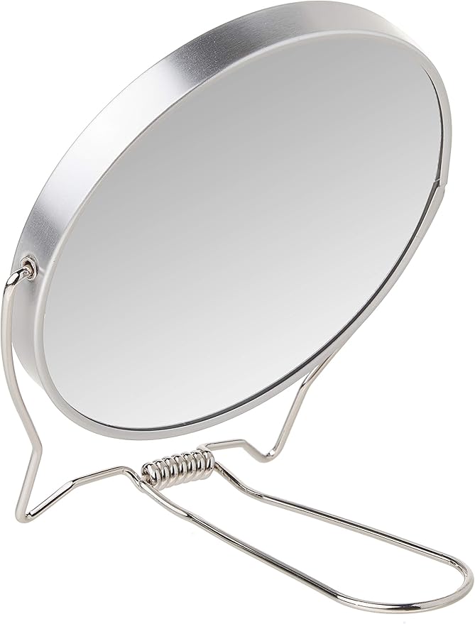 Mini Round Makeup Mirror – Portable Desktop High-Definition Vanity Mirror – Compact Travel Mirror – 5.5 Inch