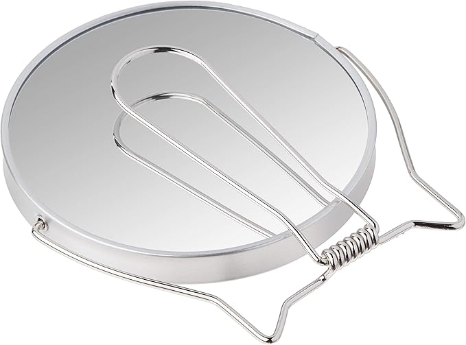 Mini Round Makeup Mirror – Portable Desktop High-Definition Vanity Mirror – Compact Travel Mirror – 5.5 Inch